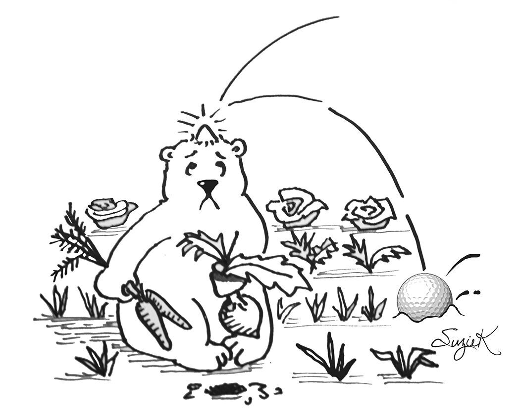 Keep positive half battle in golf